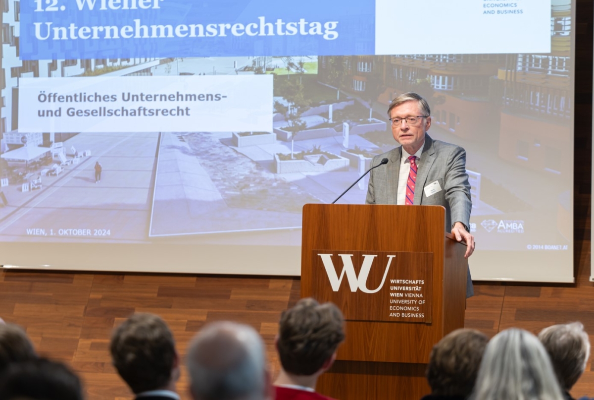 12th Vienna Corporate Law Day at WU Vienna 01. 10. 2024 